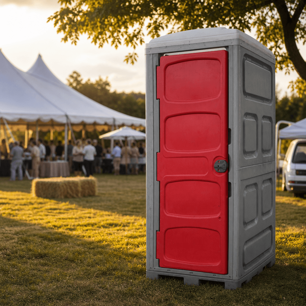Non-flush mobile toilet unit available for hire